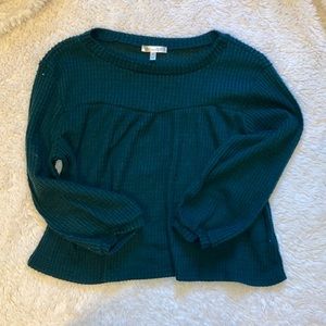 cropped sweater. size S.